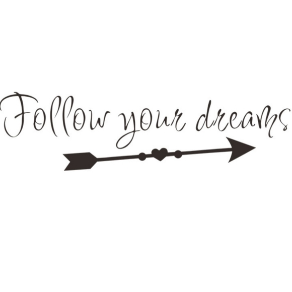 Vinyl Wall Decal FOLLOW YOUR DREAMS - Picture 5 of 6